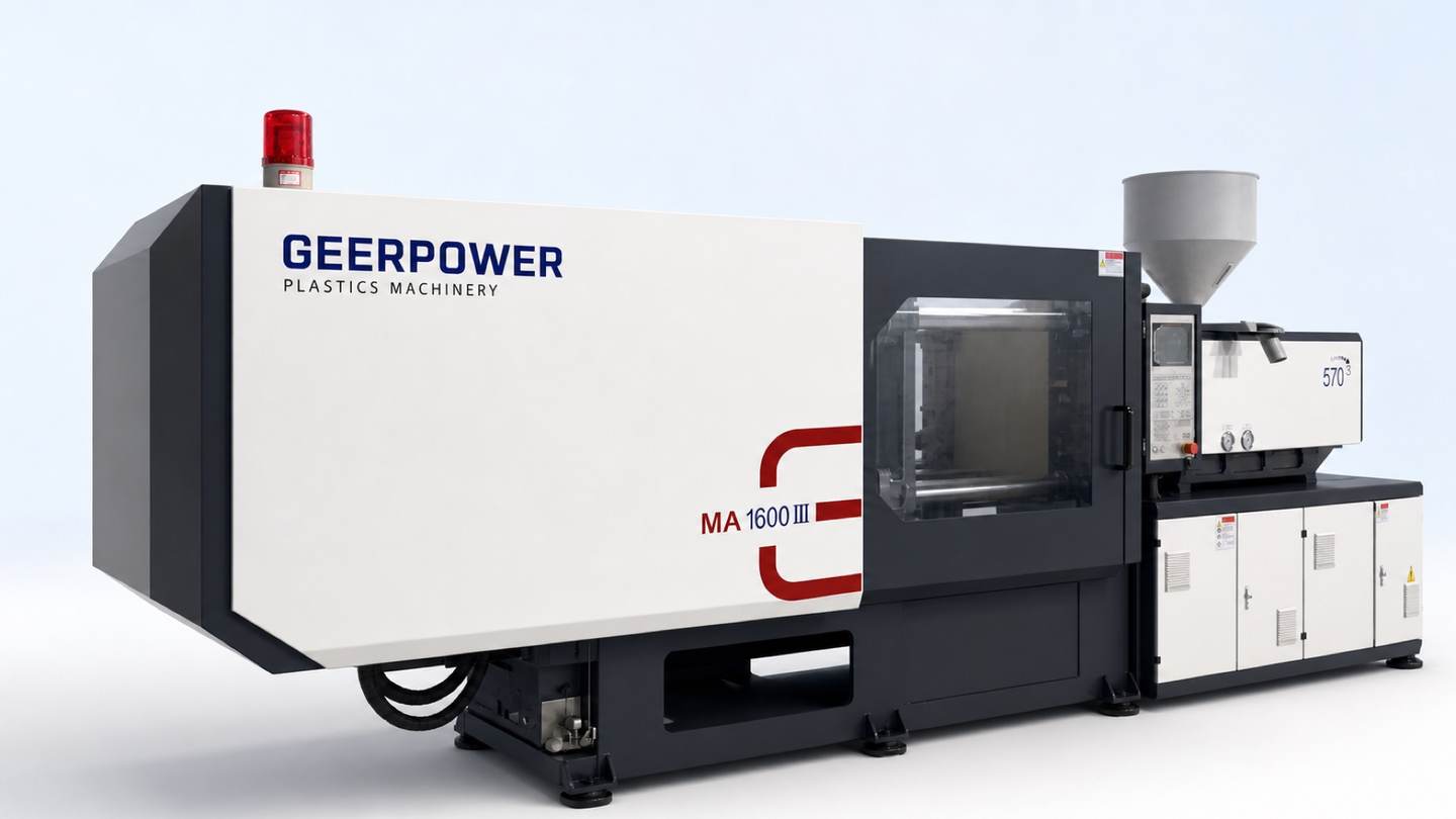 GEERPOWER new injection molding machine for an industrial production project